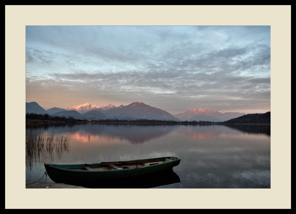 alfio molteni 02 - tramonto sul lago di Alserio LR